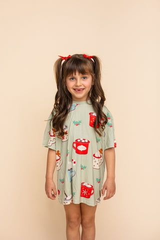 Kids' Long Tee "GREEN"