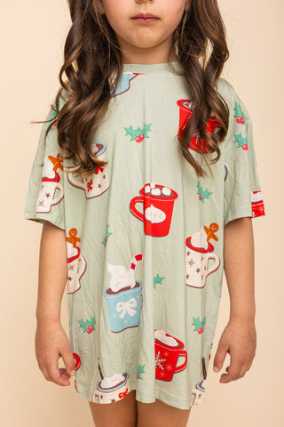 Kids' Long Tee "GREEN"