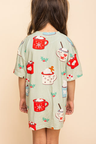 Kids' Long Tee "GREEN"