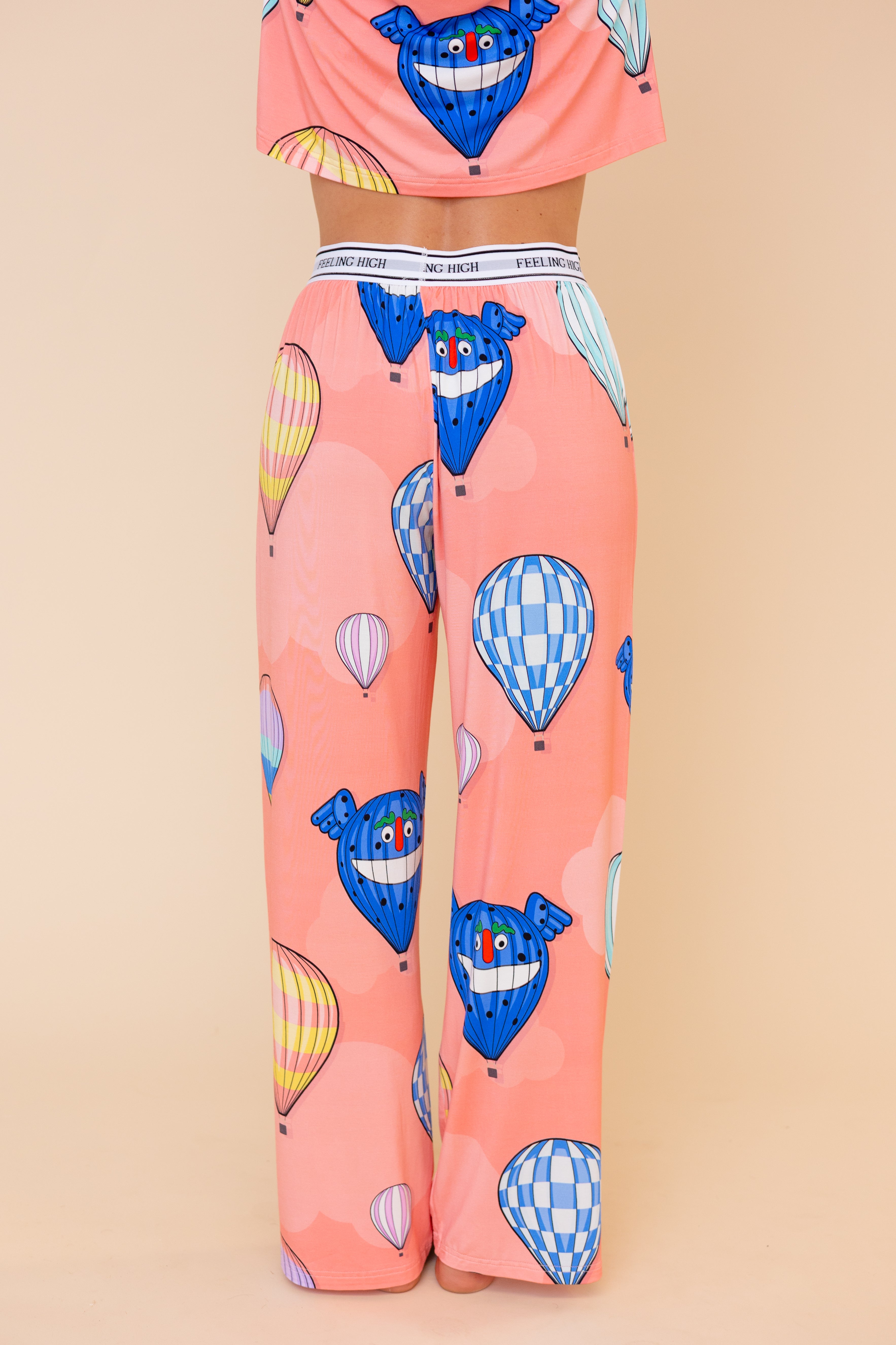 Pantalon Pyjama Évasé "FEELING HIGH"