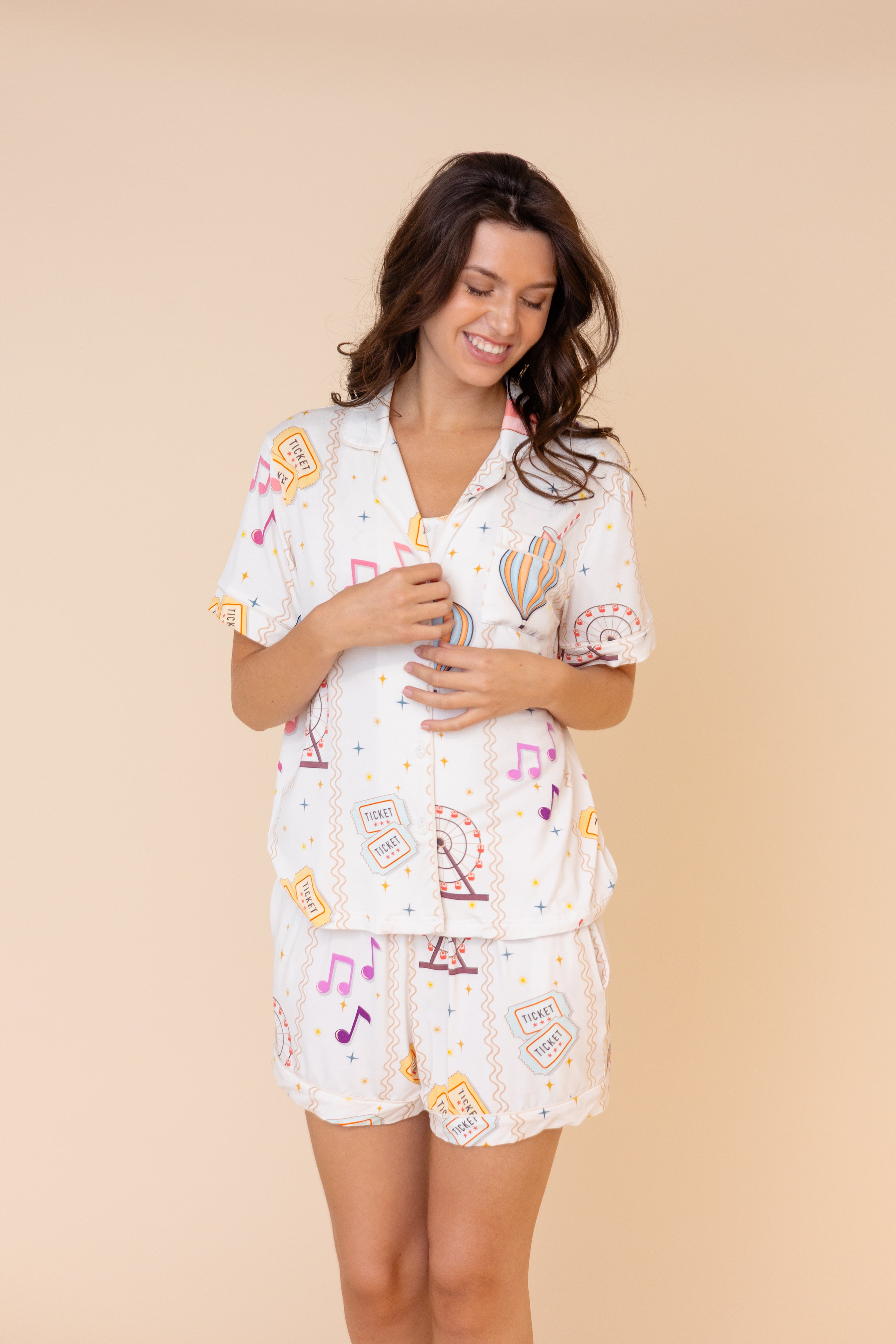 Chemisier Pyjama "FREE PASS"