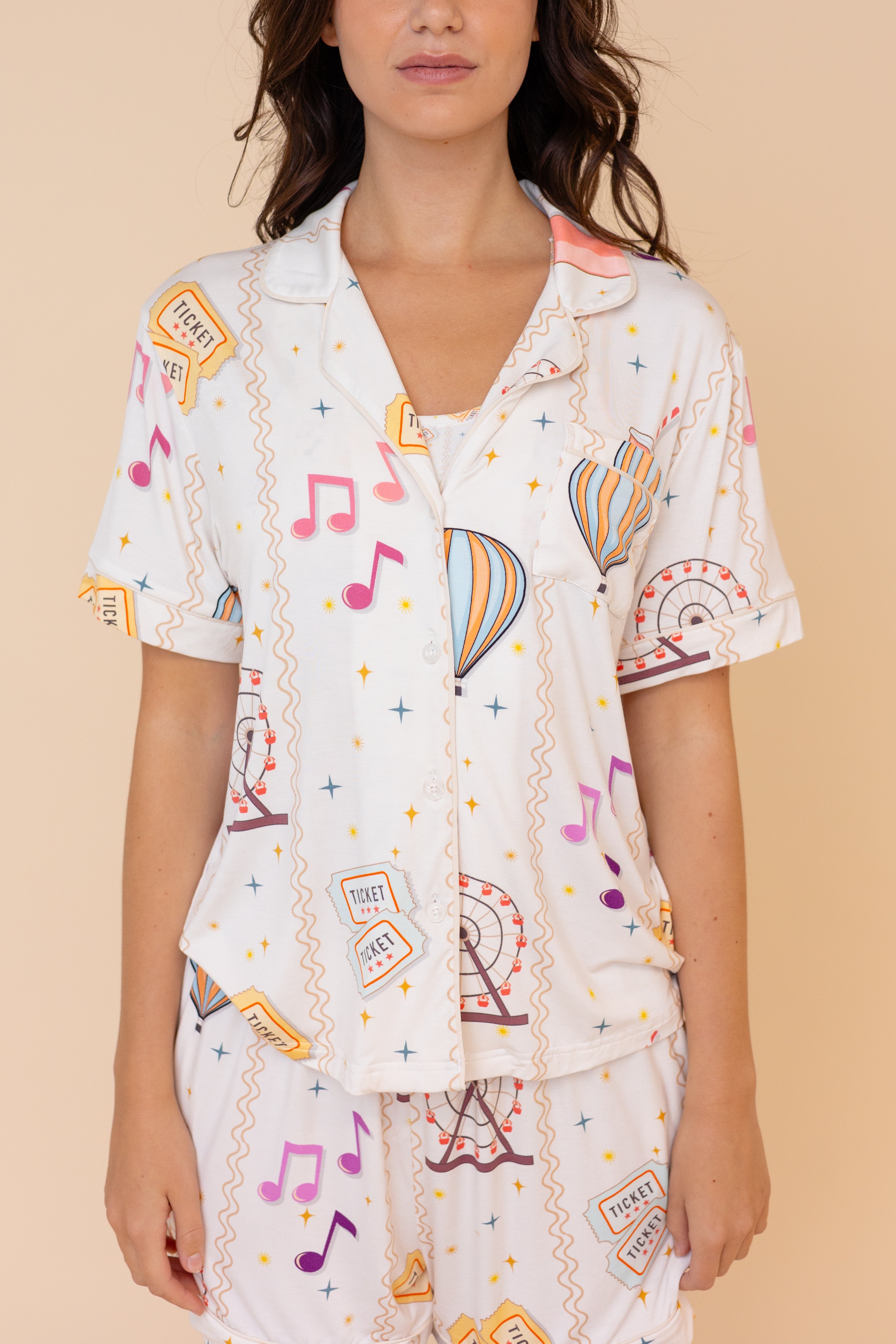 Chemisier Pyjama "FREE PASS"