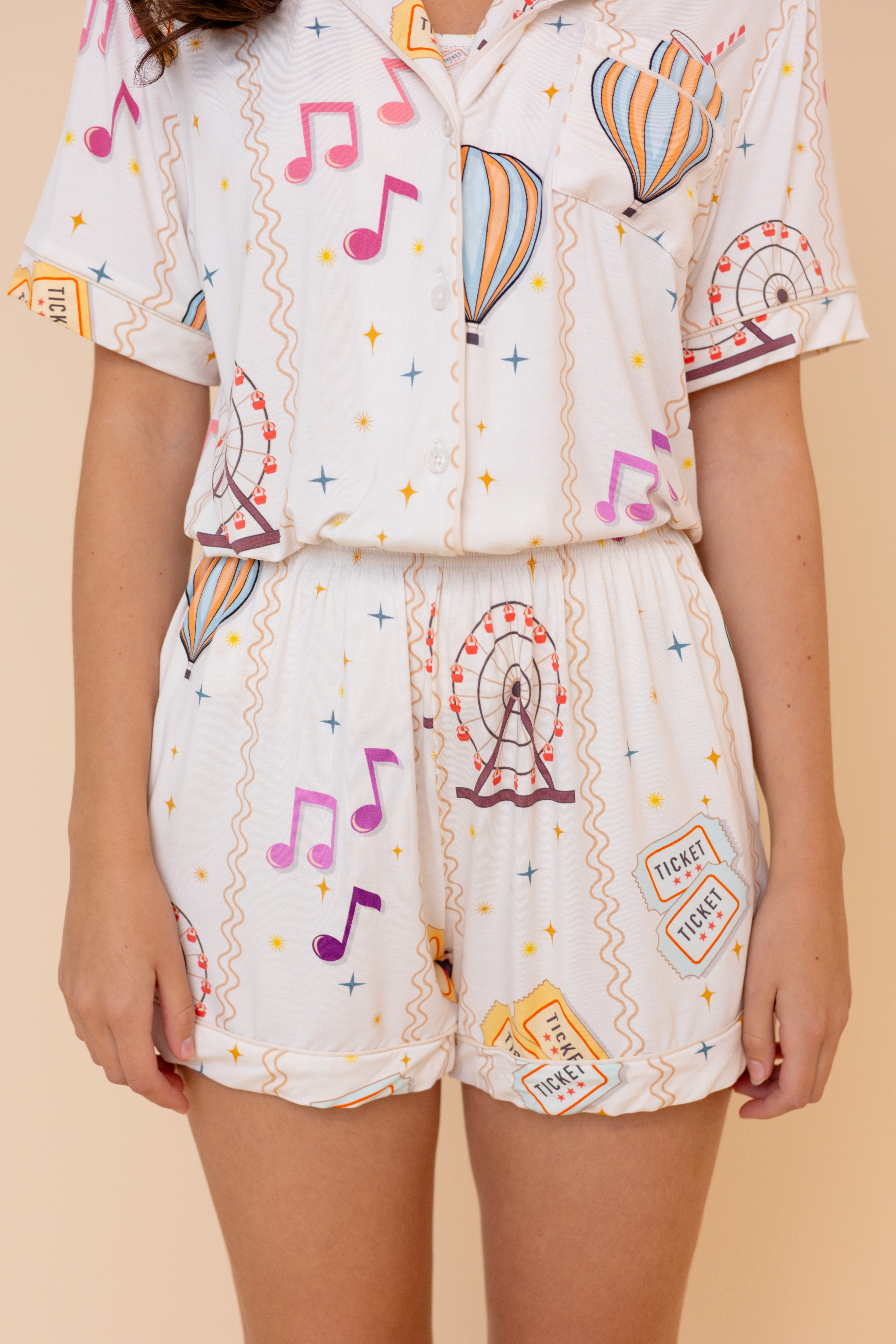 Pajama Shorts "FREE PASS"