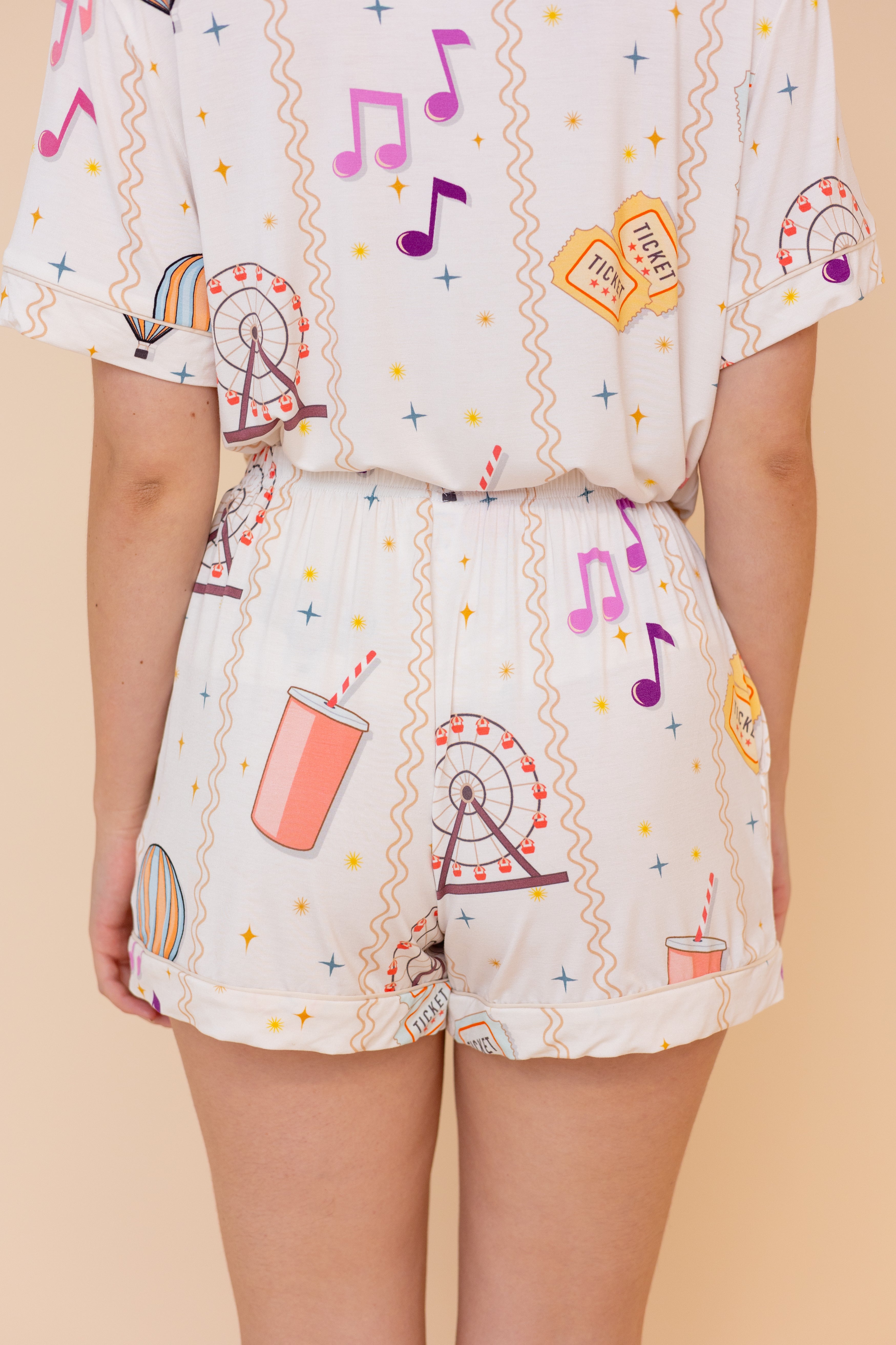Pajama Shorts "FREE PASS"