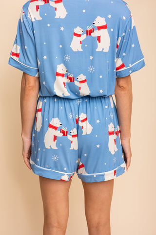 Short Pyjama "TOO CUTE TO BEAR"