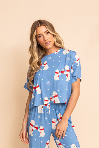 Haut Pyjama "TOO CUTE TO BEAR"