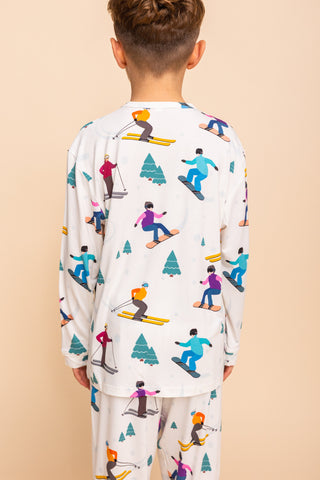 Ensemble Pyjama Enfant "T'AS SKI FAUT"