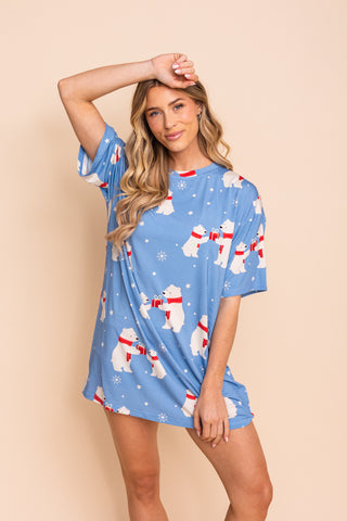 Long Tee Unisexe "TOO CUTE TO BEAR"
