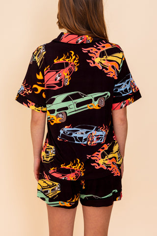 Pajama Blouse "DANGEROUS CURVES"