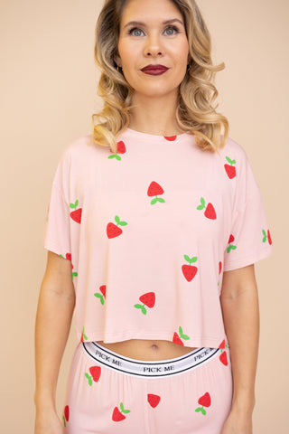 Pajama Crop Top "PICK ME"