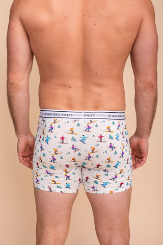 Boxer Long "T'AS SKI FAUT"