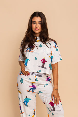 Haut Pyjama "T'AS SKI FAUT"