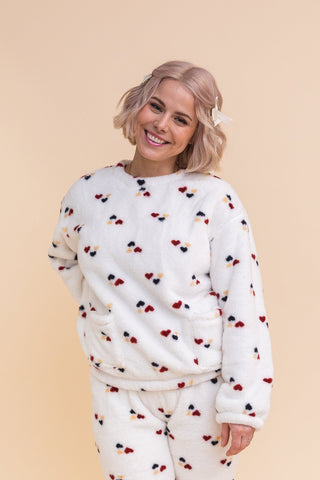 Fluffy Crewneck Unisexe "PIECE OF MY HEART"