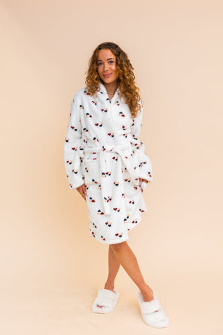 Robe de chambre Fluffy "PIECE OF MY HEART"
