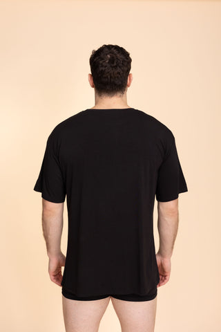 Unisex Long Tee "BLACK"