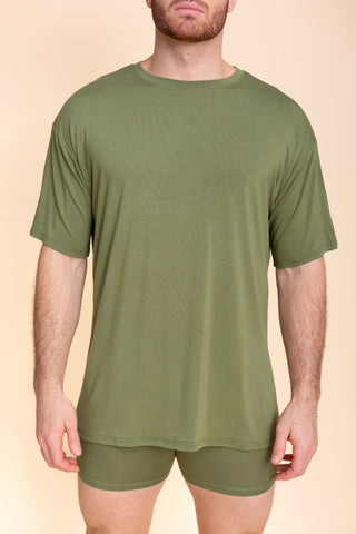 Unisex Long Tee "KAKI"