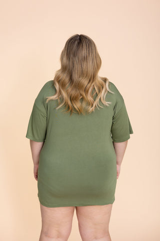 Unisex Long Tee "KAKI"