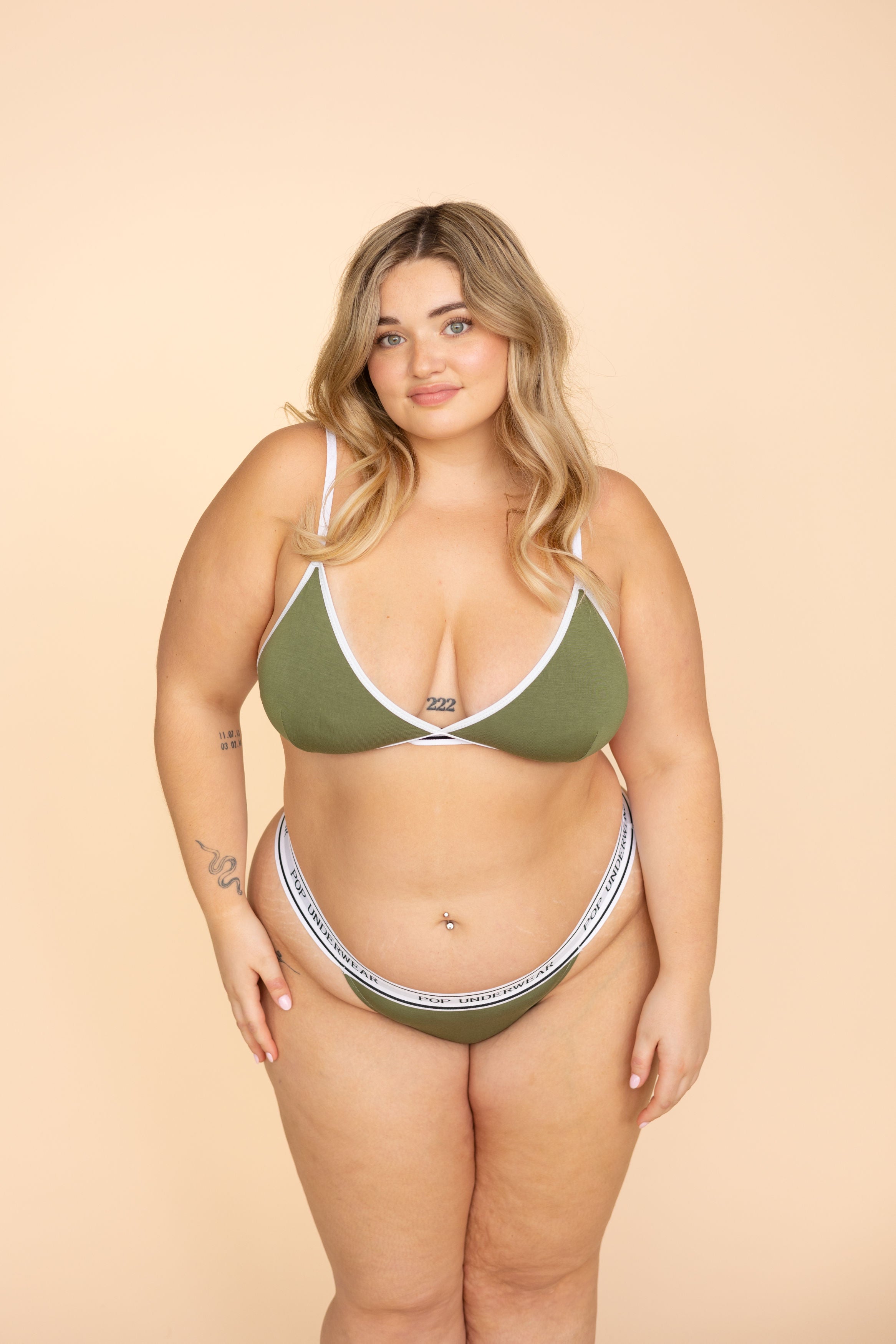 Bralette "KHAKI"