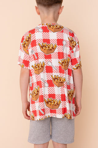 Kids' Long Tee "LÂCHE PAS LA PATATE"