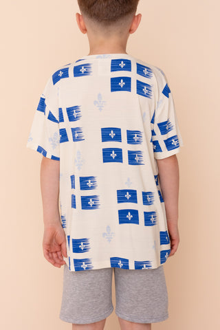 Kids' Long Tee "VIVE LE QUÉBEC"