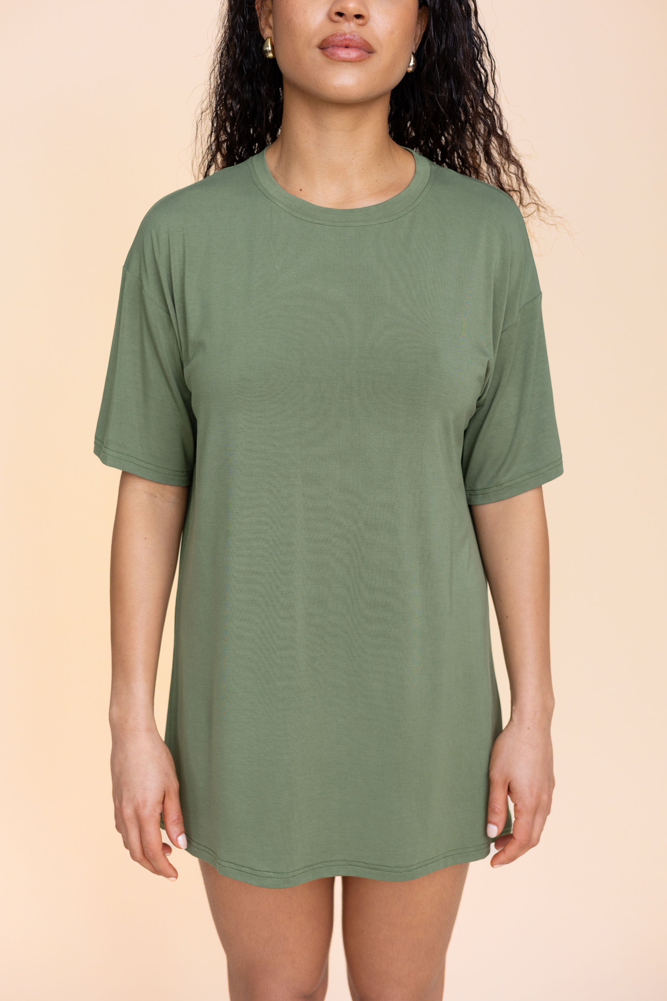 Long Tee Unisexe "KAKI"
