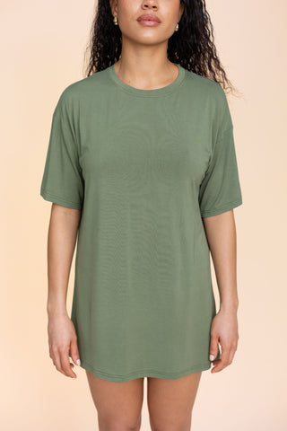 Unisex Long Tee "KAKI"