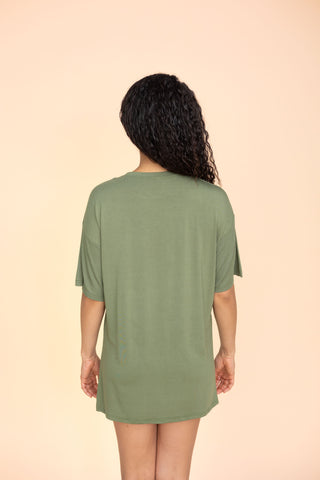 Unisex Long Tee "KAKI"