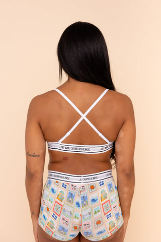 Bralette "JE ME SOUVIENS"