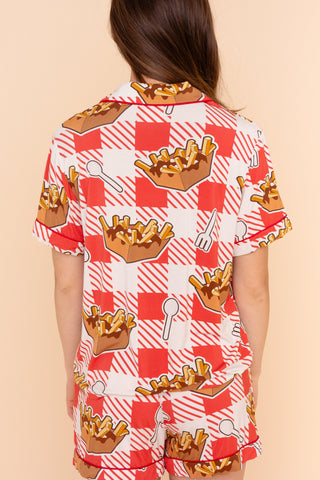 Pajama Blouse "LÂCHE PAS LA PATATE"