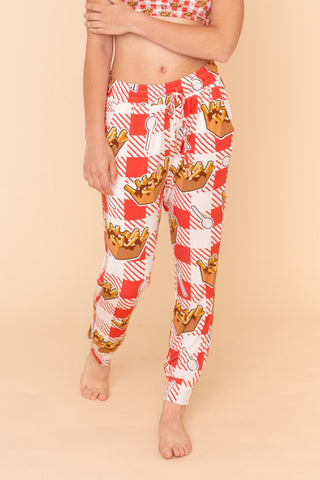 Unisex Pajama Joggers "LÂCHE PAS LA PATATE"