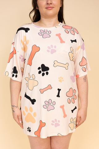 Unisex Long Tee "TA PAW LE DROIT"