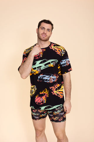 Unisex Long Tee "DANGEROUS CURVES"