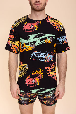 Unisex Long Tee "DANGEROUS CURVES"