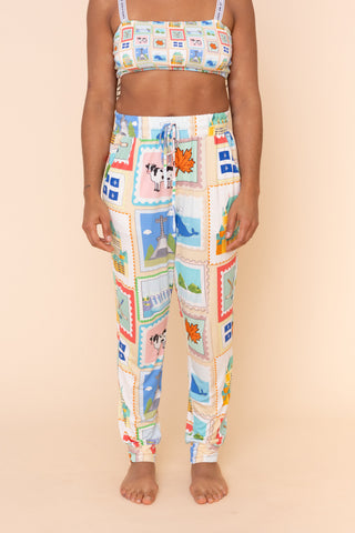 Unisex Pajama Joggers "JE ME SOUVIENS"