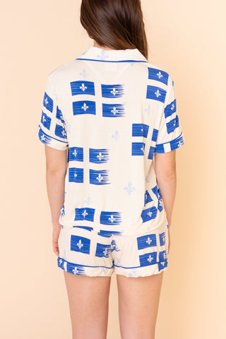 Pajama Blouse "VIVE LE QUÉBEC"