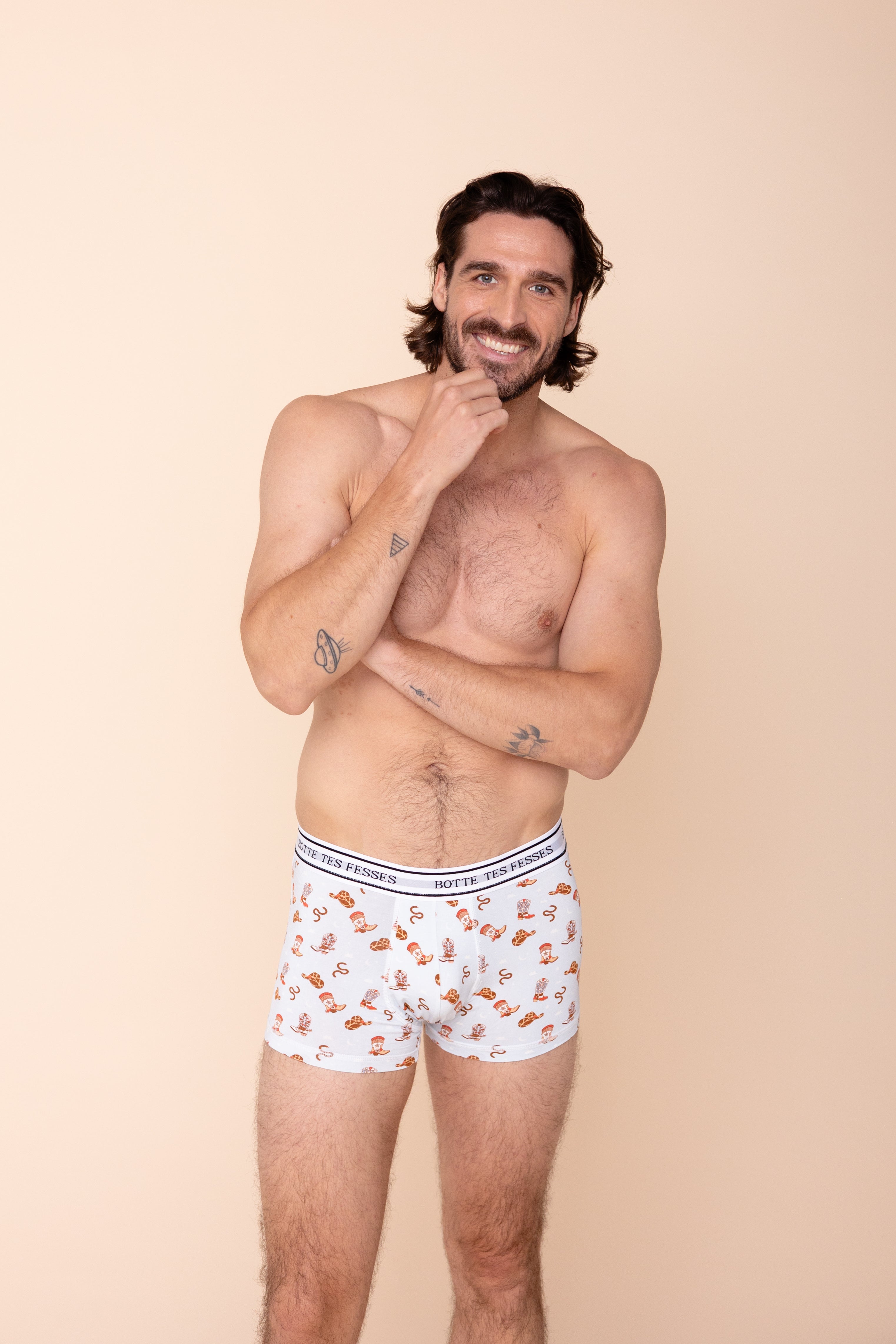 Boxer Court "BOTTE TES FESSES"