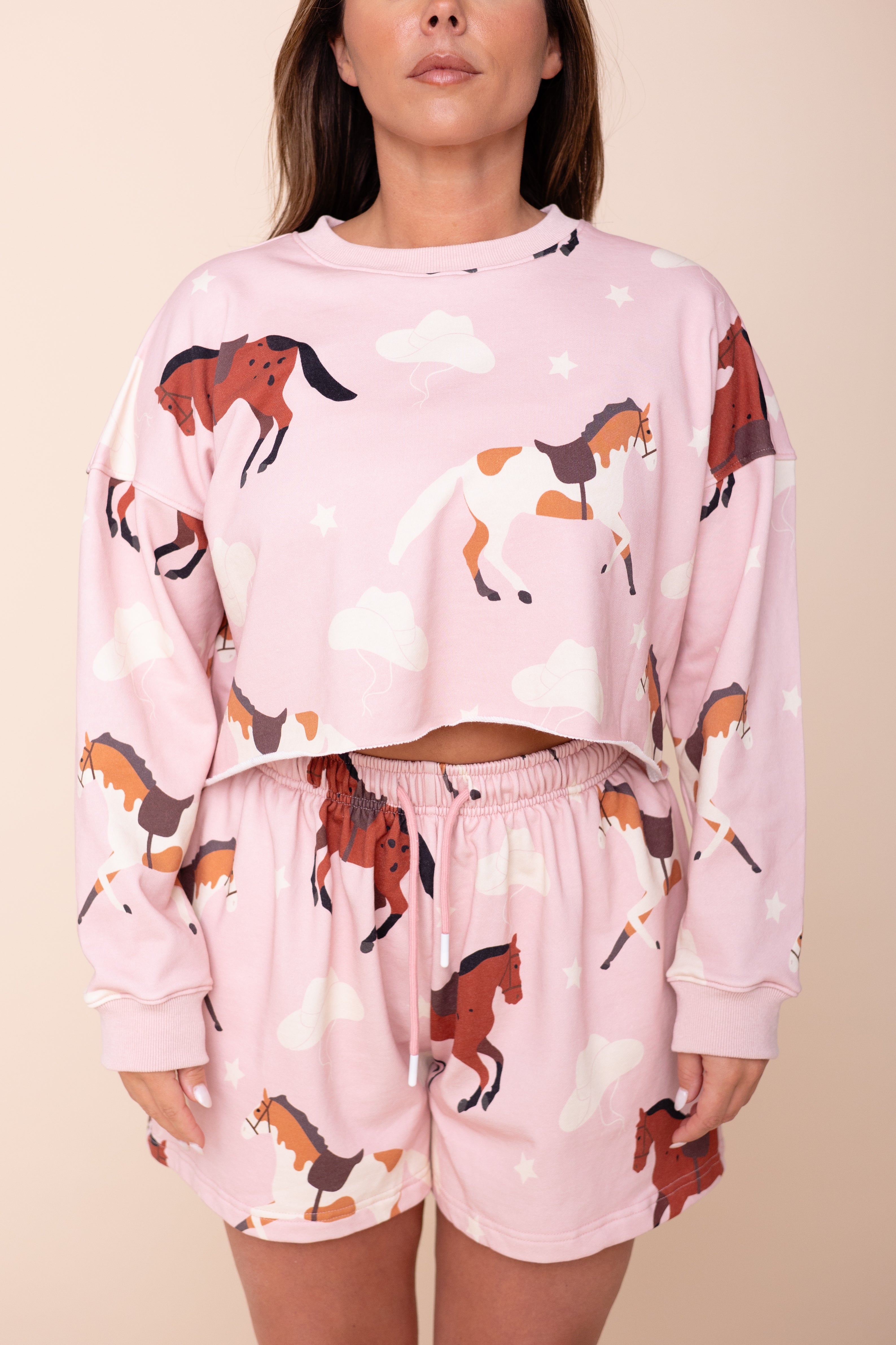 Crop Top "EN SELLE MA BELLE"