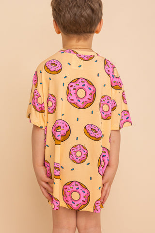 Long Tee Enfant "I DONUT CARE"