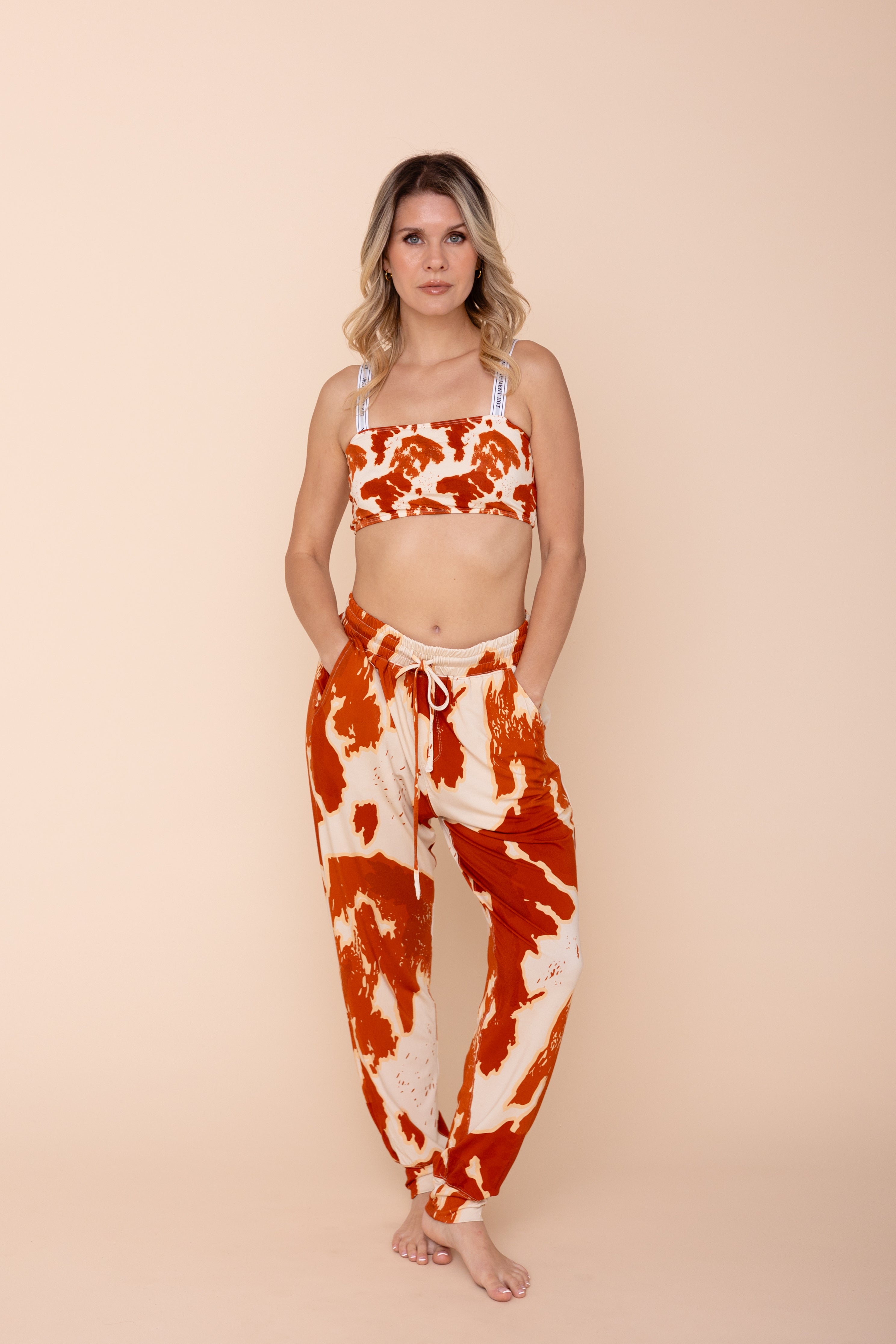 Unisex Pajama Joggers "VACHE-MENT HOT"