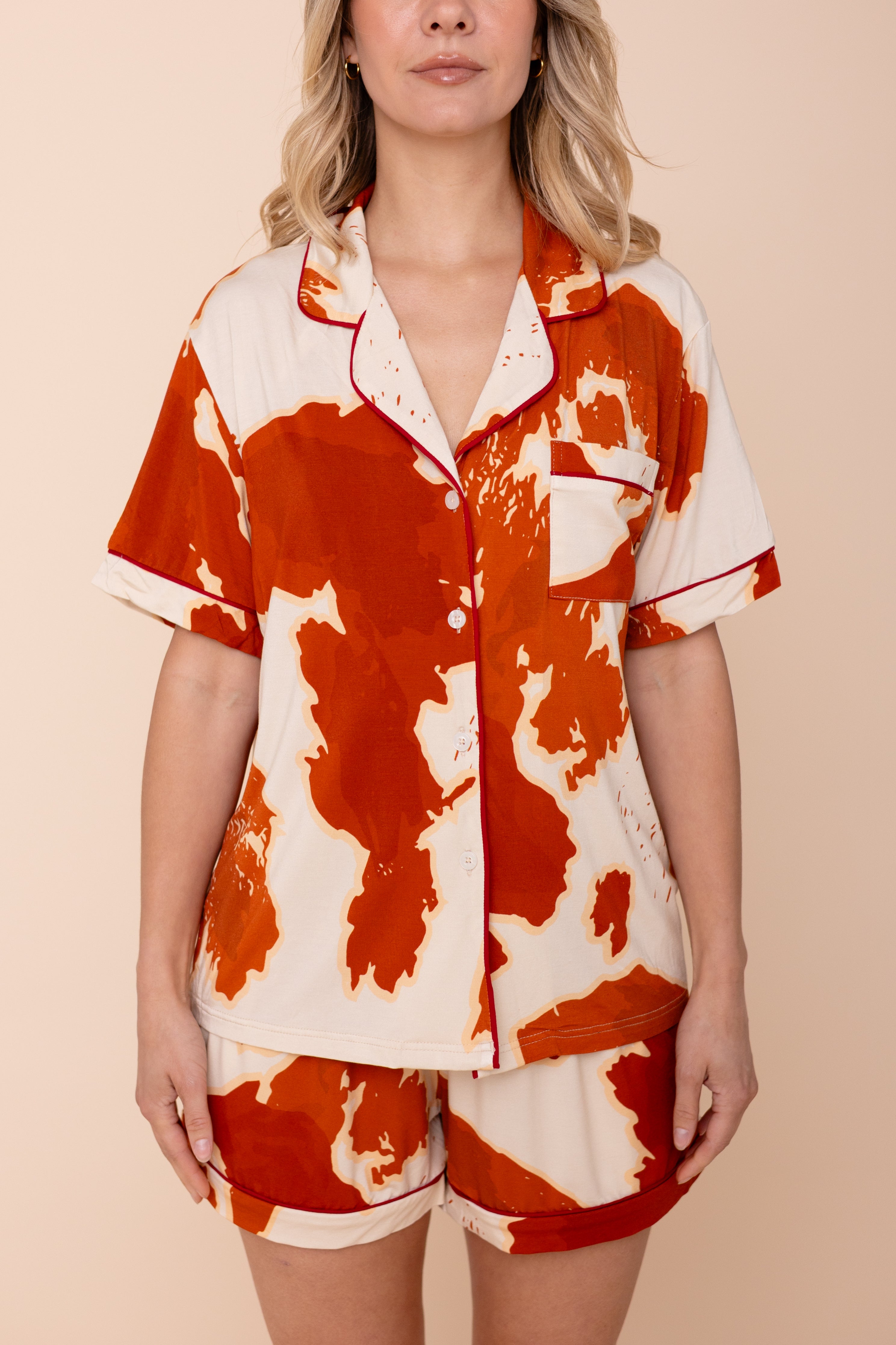 Pajama Blouse "VACHE-MENT HOT"