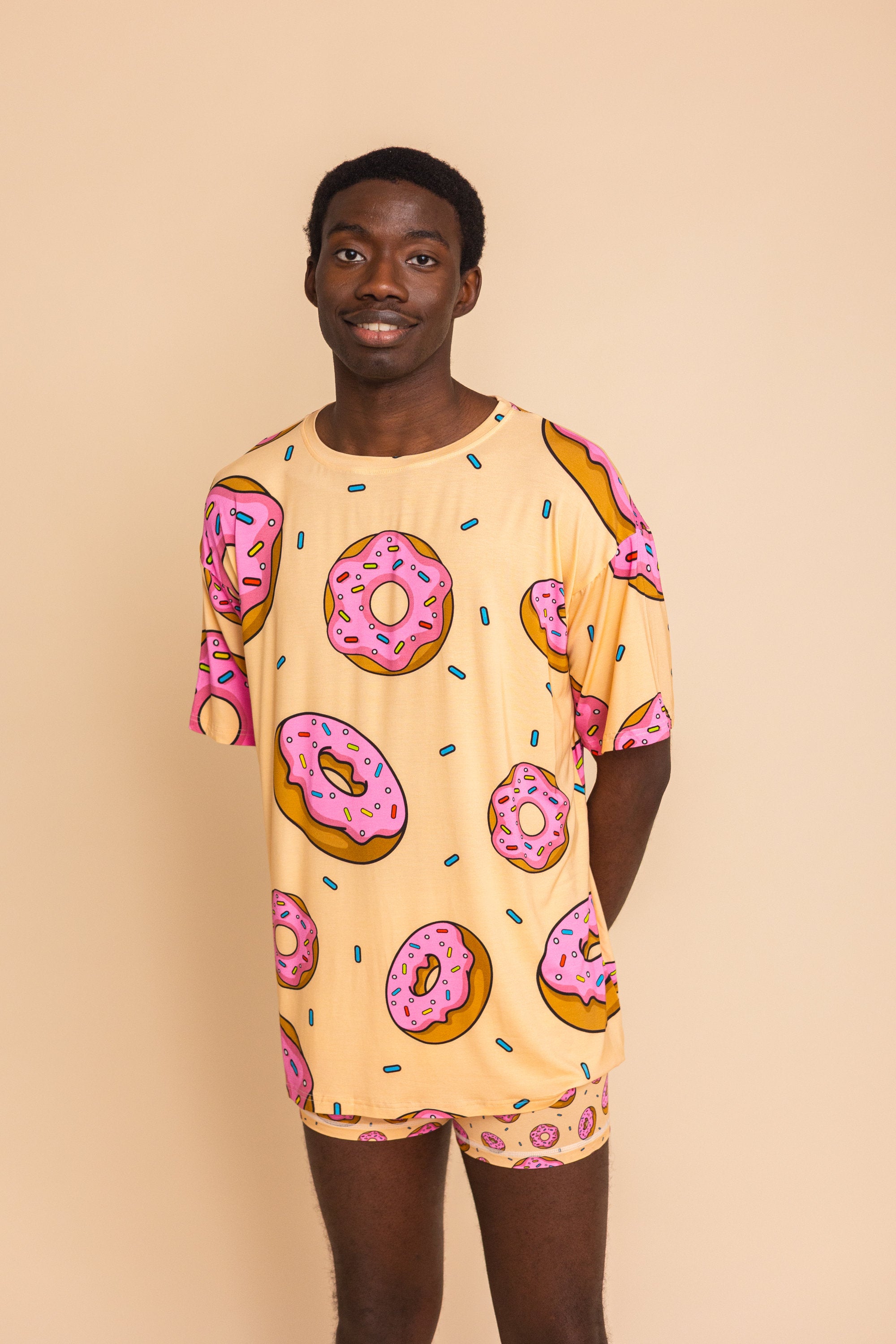 Unisex Long Tee "I DONUT CARE"