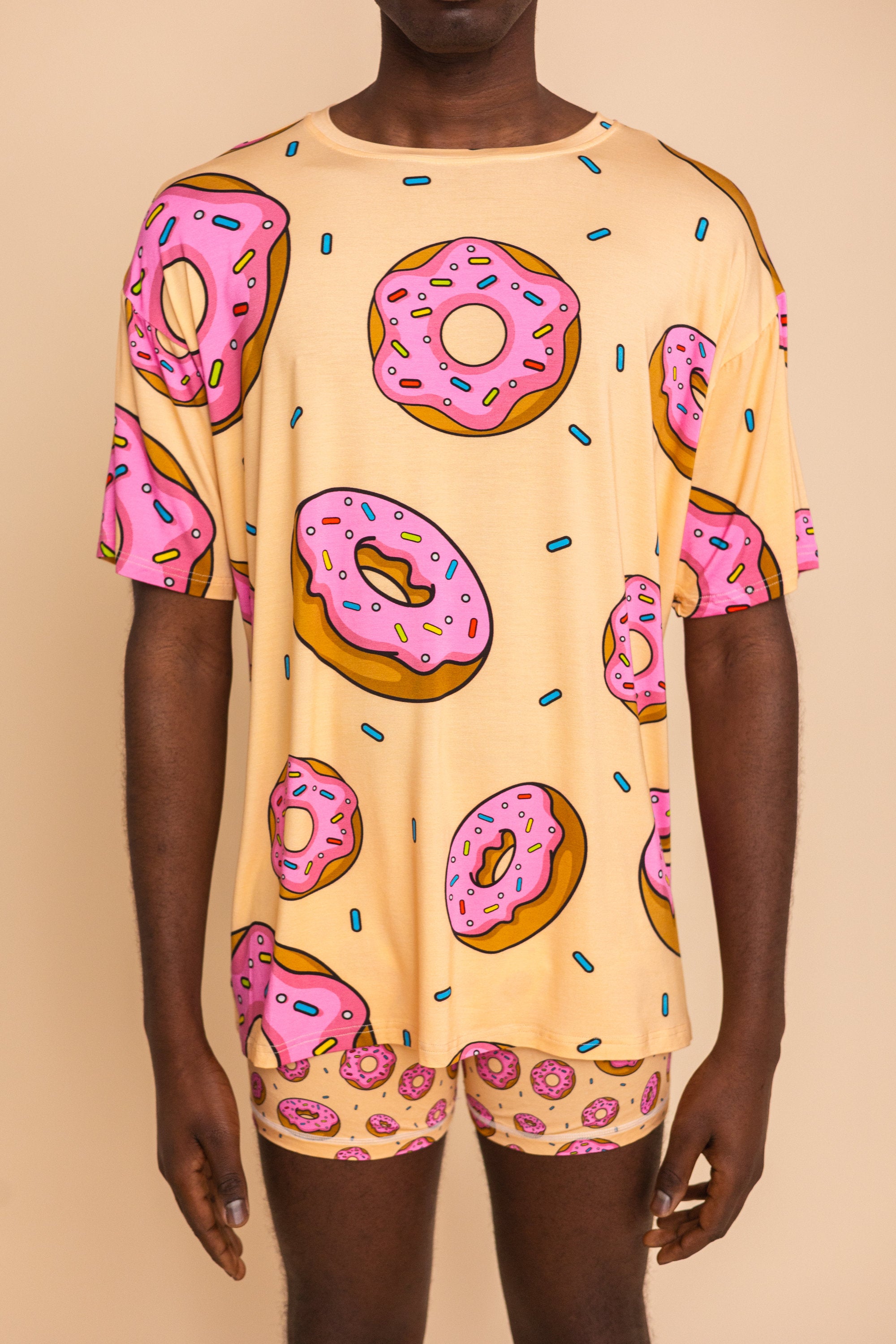 Unisex Long Tee "I DONUT CARE"