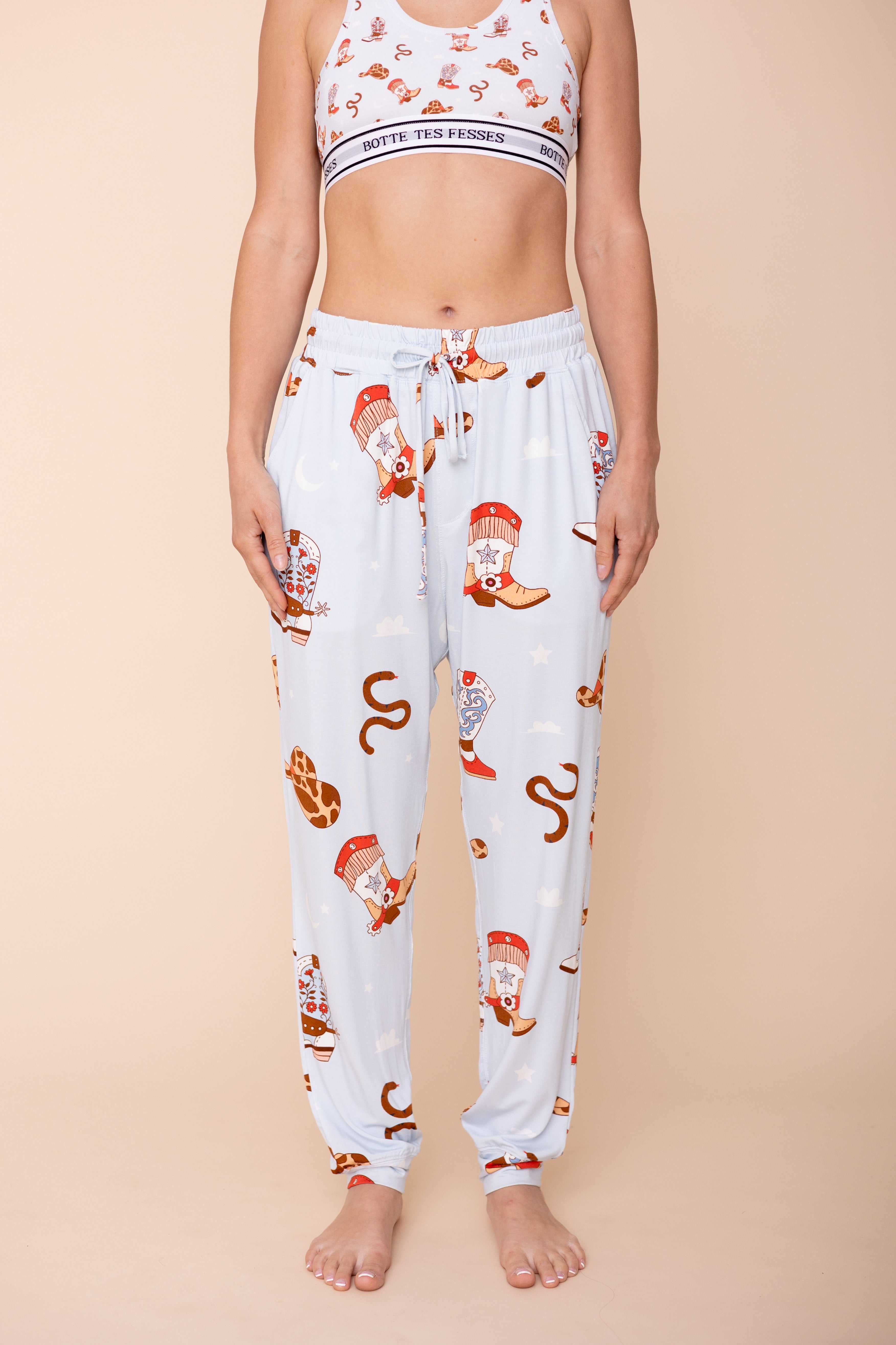 Unisex Pajama Joggers "BOTTE TES FESSES"