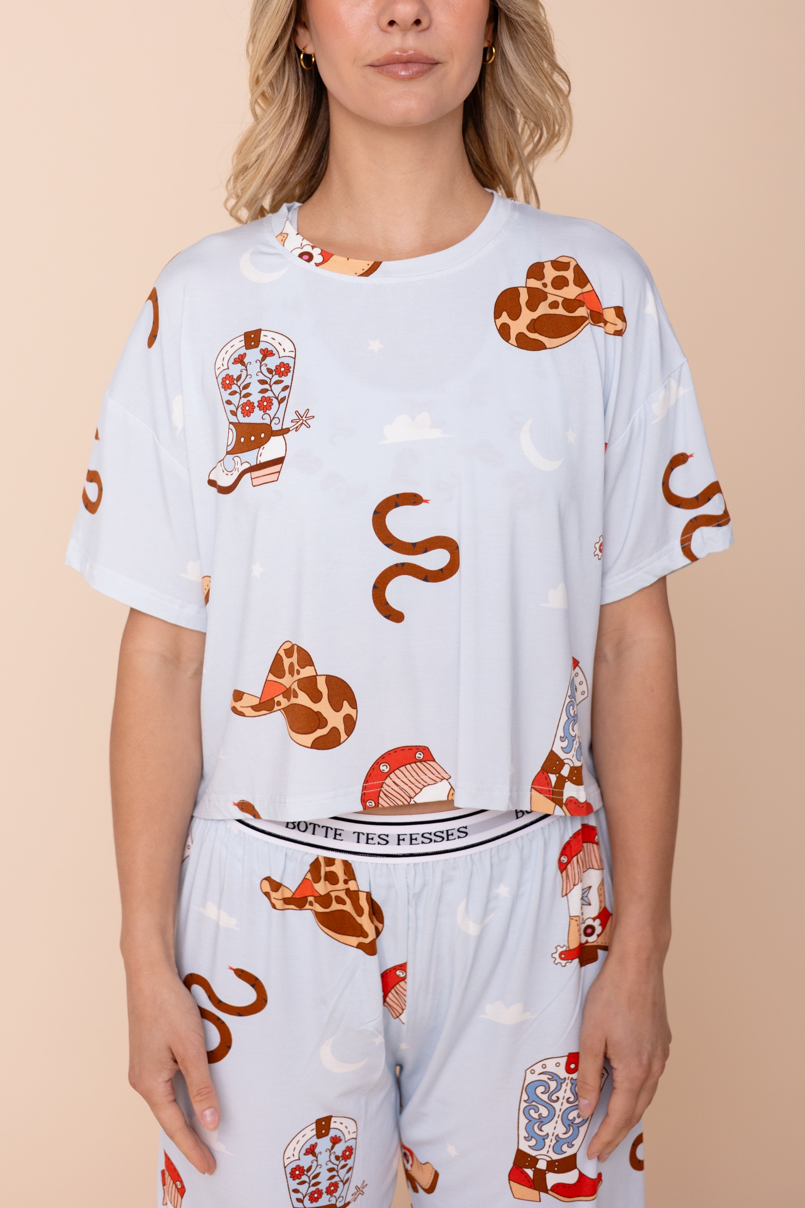 Pajama Shirt "BOTTE TES FESSES"