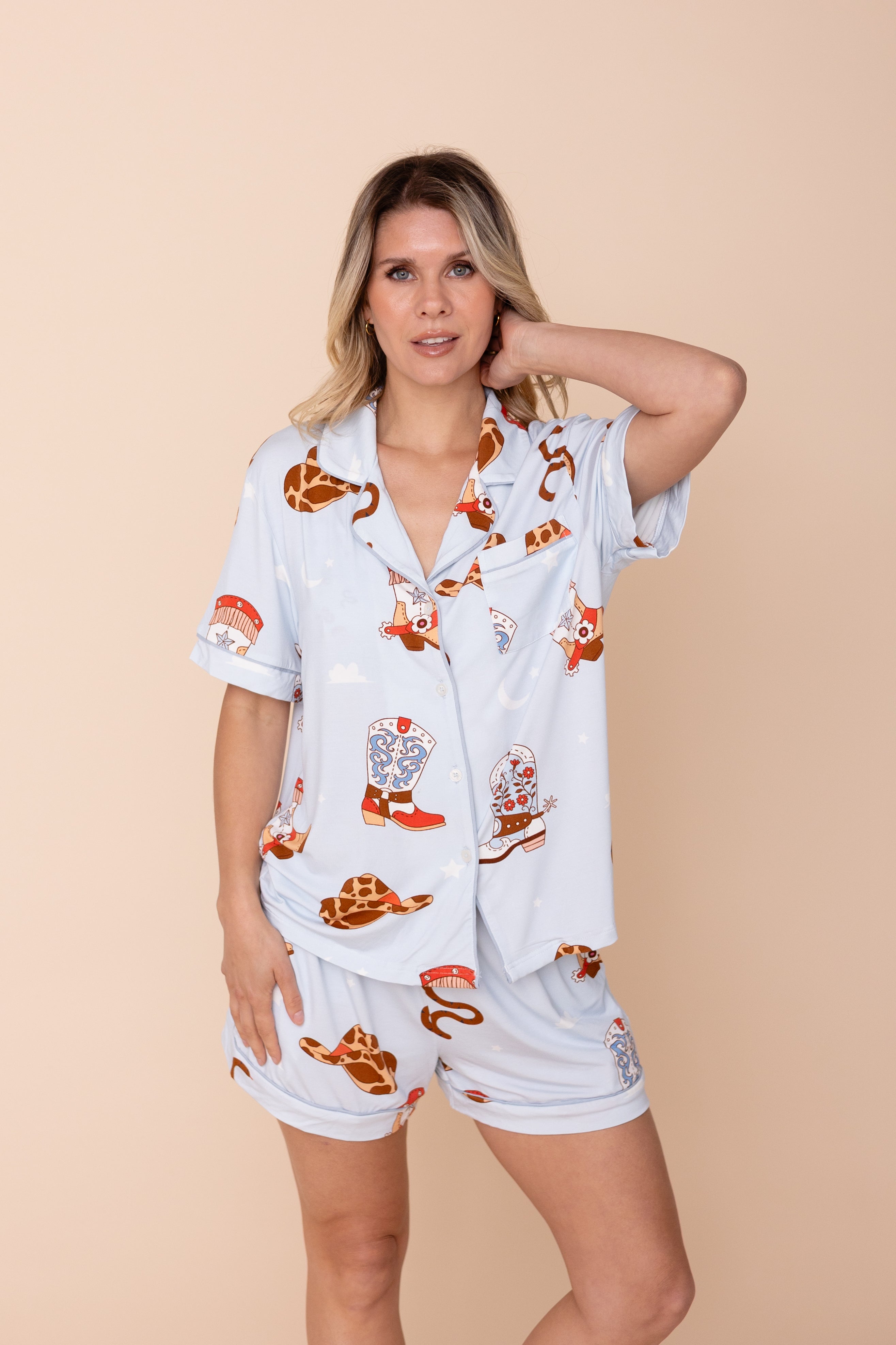 Pajama Blouse "BOTTE TES FESSES"