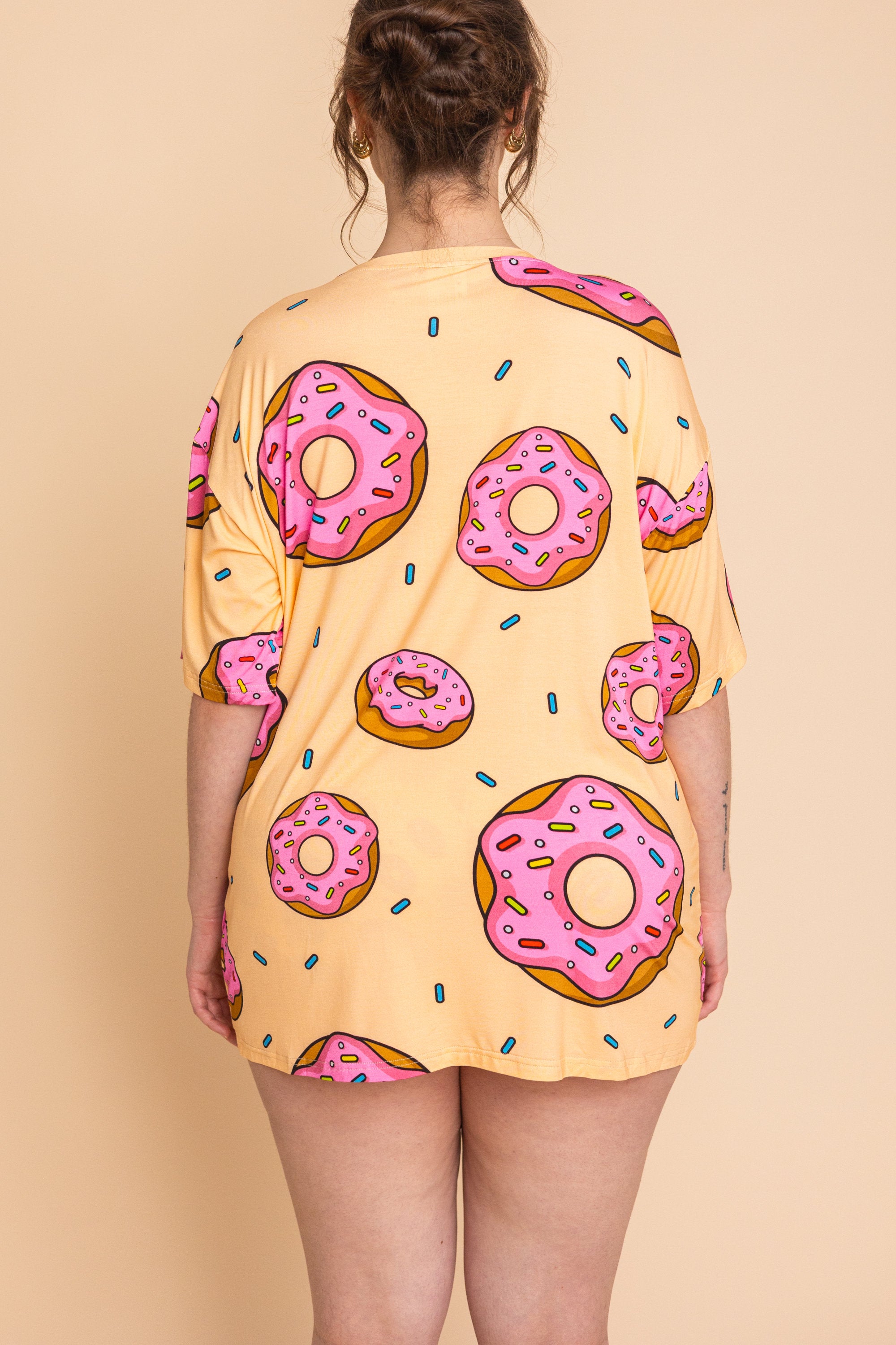 Unisex Long Tee "I DONUT CARE"