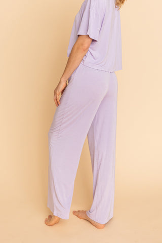 Pantalon Pyjama Évasé "LILAS"