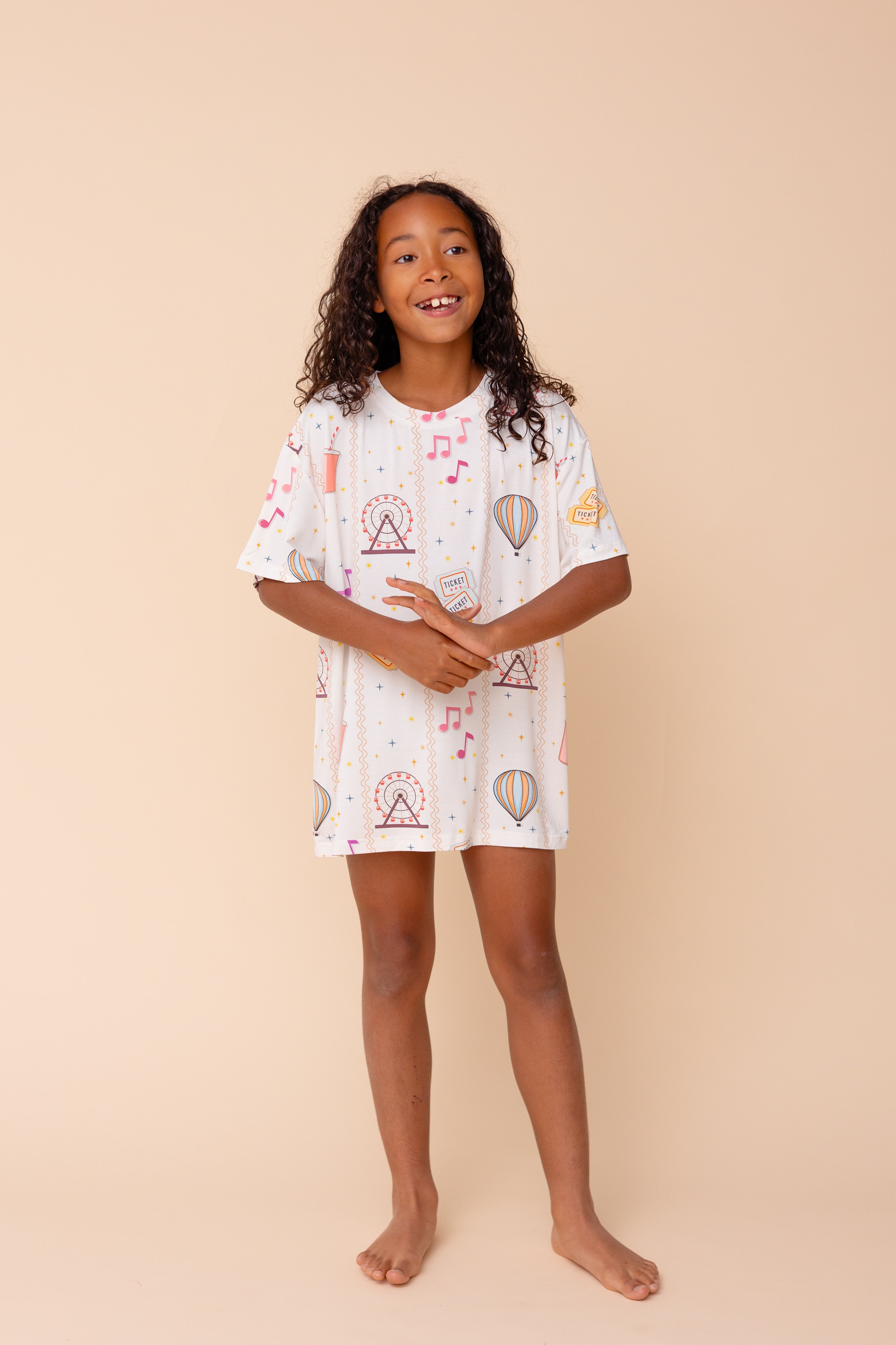 Kids' Long Tee "FREE PASS"