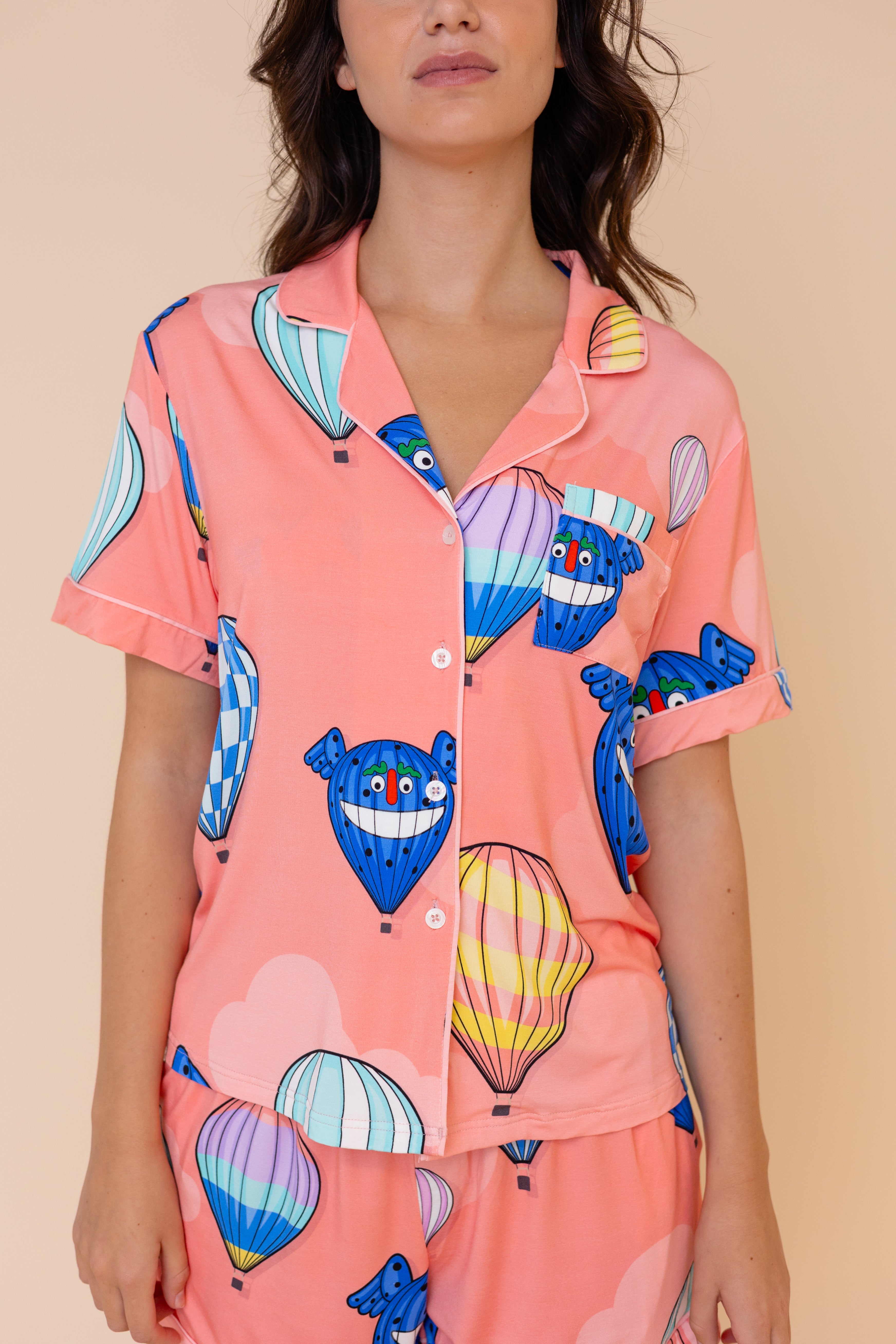 Chemisier Pyjama "FEELING HIGH"
