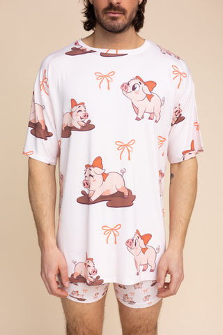 Unisex Long Tee "P'TITE COCHONNE"